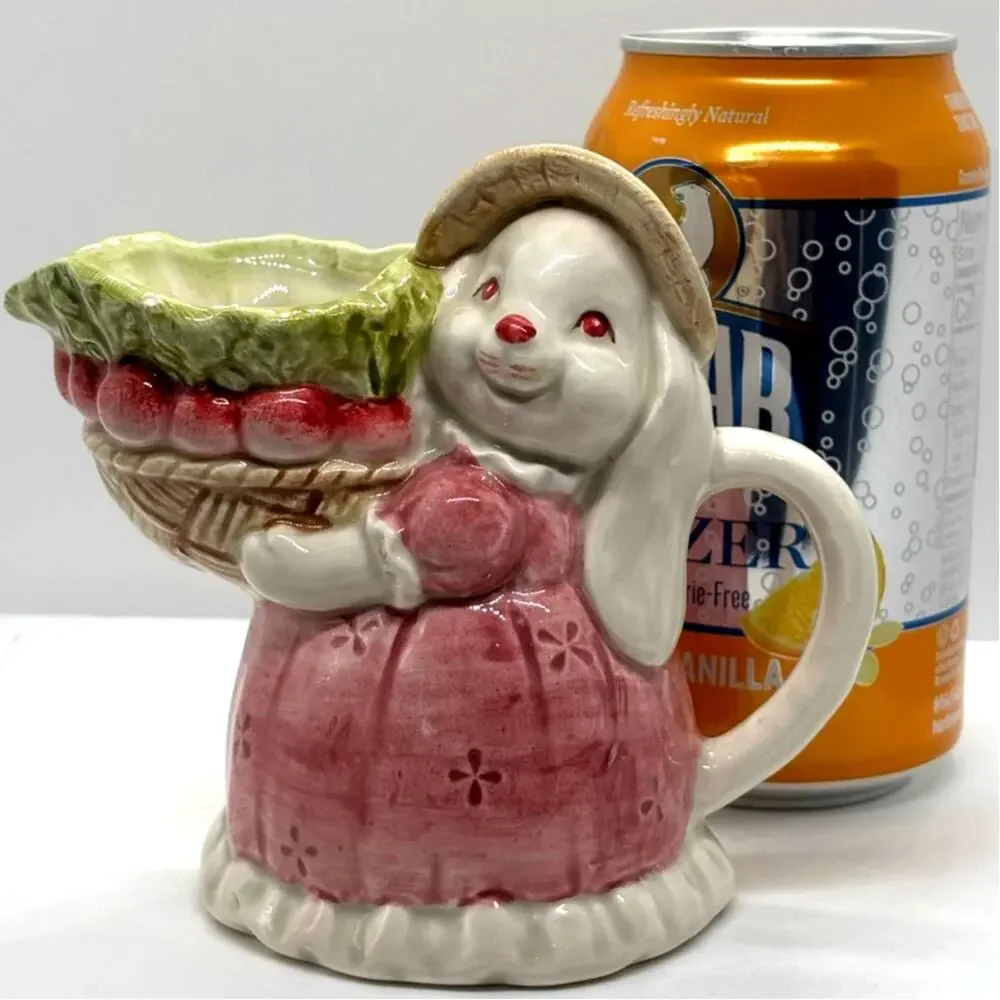 Vintage Otagiri Ceramic Bunny Rabbit Creamer, Made in Japan